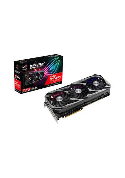 Asus AMD Radeon RX 6750 XT ROG Strix OC ROG-STRIX-RX6750XT-O12G-GAMING 12 GB GDDR6 192 Bit Ekran Kartı