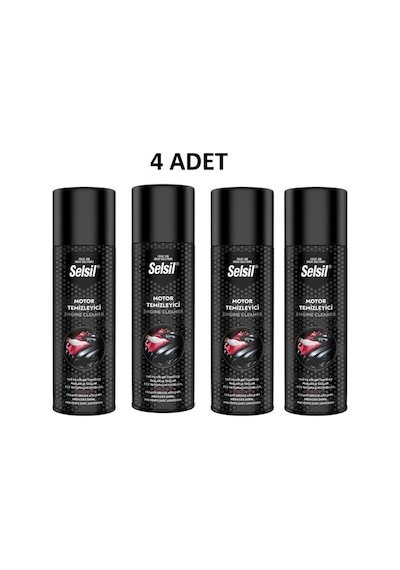 Selsil Susuz Motor Temizleme Spreyi 500ml 4 Adet 1 adet