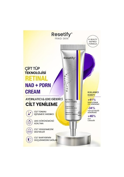 Resetify Retinal %0,2 Shot Nad + Pdrn Tightening Dual Krem 40 RESETIFY.003