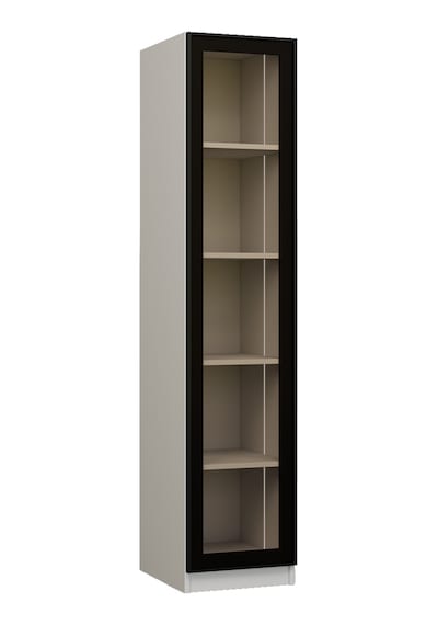 Nero Çok Amaçlı Kiler Dolabı Alüminyum Çerçeveli Cam Kapaklı Led Aydınlatmalı 190x40 Cm Beyaz Nero Çok Amaçlı Kiler Dolabı Alüminyum Çerçeveli Cam Kapaklı Led Aydınlatmalı 190x40 Cm Beyaz