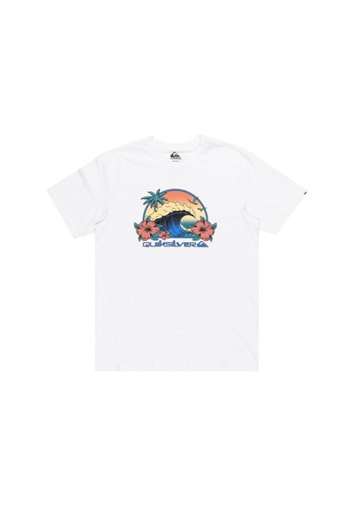 Quiksilver Quıksılver Rıdıng Today Ss Erkek T-shirt Eqyzt07676-qk.10 Beyaz