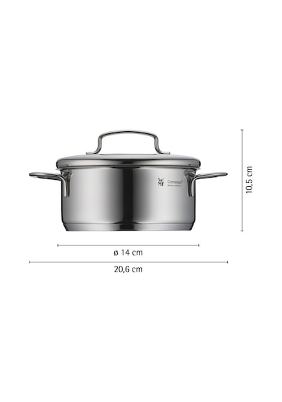 Wmf Mini Kısa Tencere 14 Cm Gümüş