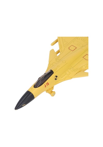 J-15 Savaş Uçağı Oyuncak Işıklı Çek Bırak Maket Jet 23 Cm - Piller Dahil
