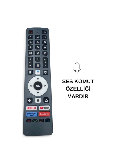 Wısmann Android Google Tv Kumandası - Ses Komutlu