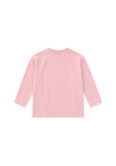 Cigit Sloganlı Uzun Kol T-shirt 2-10 Yaş Pudra Pembe