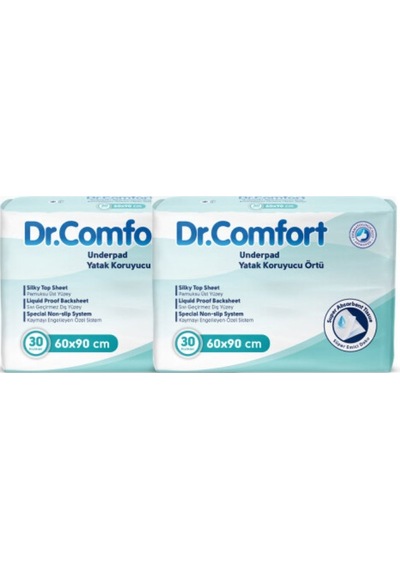 Dr Comfort 60x90 Yatak Koruyucu Örtü 2 Paket - 60 Adet
