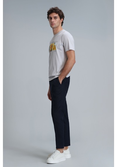 Lufian June Modern Grafik T- Shirt Tas Taş 111020192100190 111020192100190 Taş
