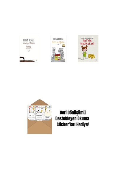 Müfettişler Müfettişi - Üçkâğıtçı 2 Kitap Bir Arada + Eskici Ve Oğulları Midi Boy + İnci'nin Maceraları + Okuma Sticker'ları