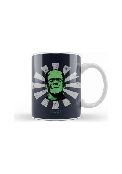 Frankenstein Retro Japanese Kupa Bardak Porselen Karışık