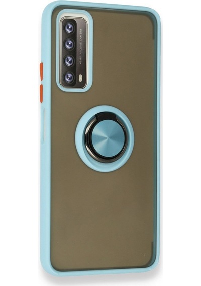 Huawei P Smart 2021 Kilif Montrea Ring Yüzük Stantli Kapak 494951775