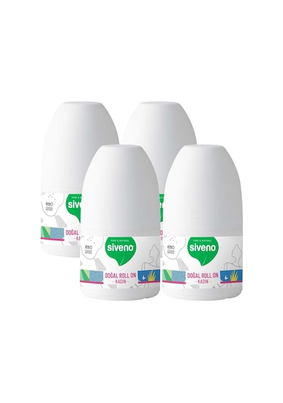Siveno Doğal Roll-On Kadın 4 x 50 ML