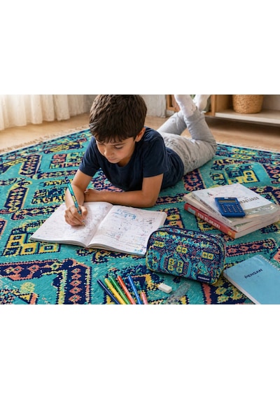 Pensan Kültürel Desenli Kurşun Kalem 96050 Çok Renkli