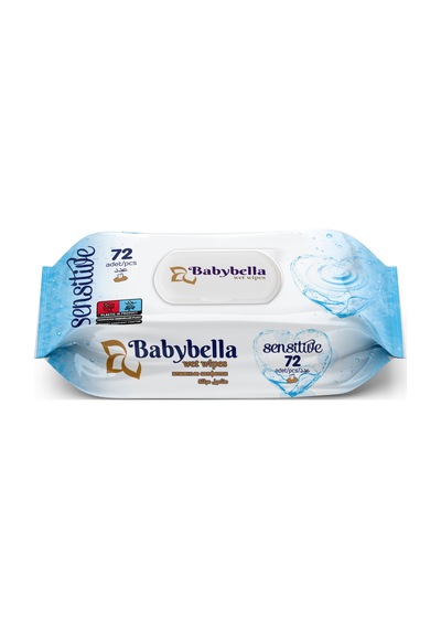 Babybella Ocean Islak Havlu Mendil 72 Yaprak 12'li Set