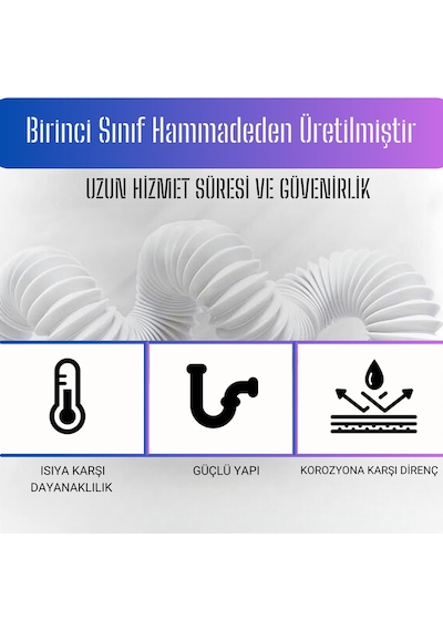 Lavabo Sifonları İçin Körüklü Boru Diğer