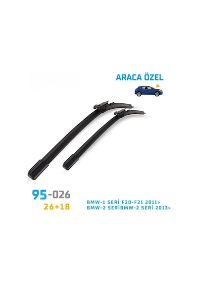 Silecek Muz Bmw-1 Seri F20-f21 2011 Bmw-2 Seri 2013 22"+18" 2ön