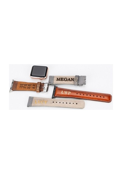 Apple Watch Uyumlu Deri Kordon 42-44-45mm Cuff V4ef Diğer