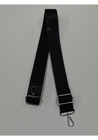 Karantuhafiye Postacı Çanta Sapı / Palaska Çanta Sapı / Sert Kolon Çanta Sapı / 4 Cm Siyah Siyah