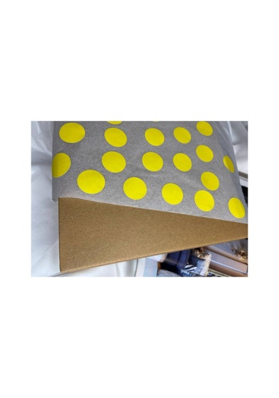 Puantiyeli Tek Renk Sarı Boş Etiket Yazı Yazılabilir Işaret Küçük Sticker 3 Cm- 50 Adet Çok Renkli