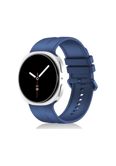 Lexroo Galaxy Watch 9 40mm Krd-159 22mm Silikon Kordon - Lacivert