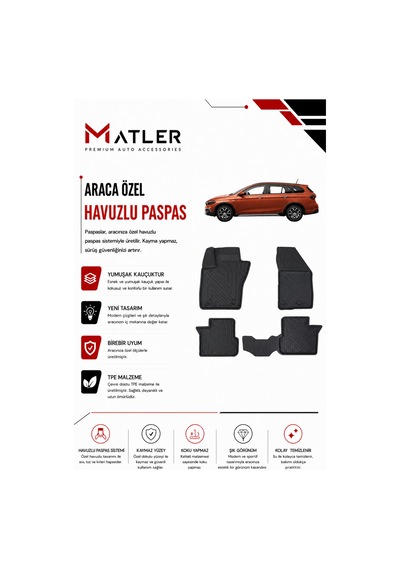 Fiat Egea Cross Station Wagon 2020 Model 4d Ekstra Havuzlu Paspas