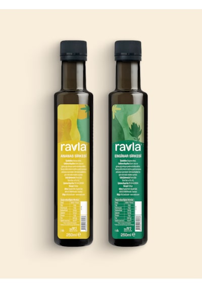 2'li Ürün - Ravla Ananas Sirkesi - 250ml / Ravla Enginar Sirkesi - 250ml