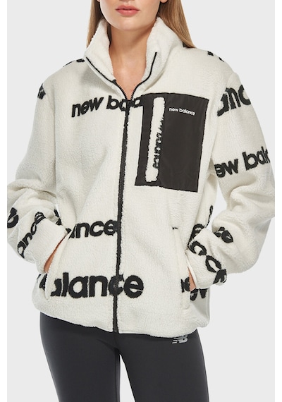 New Balance Lifestyle Unisex Sweatshirt Beyaz