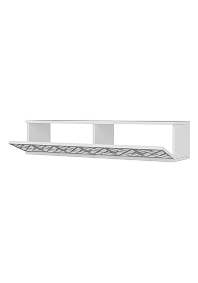 Da1238bs Arex Dresuar , Antre Hol Rafı Beyaz-silver 120cm