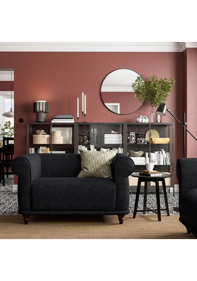 Ikea Antrasit Ferah Kanepe - Tekli Koltuk