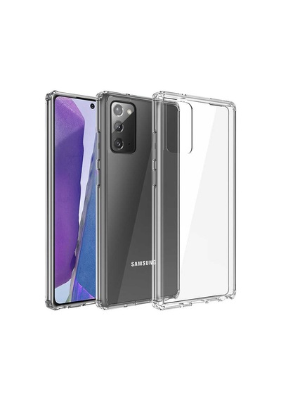 Lexroo Galaxy Note 20 Kılıf Nitro Anti Shock Silikon - Renksiz