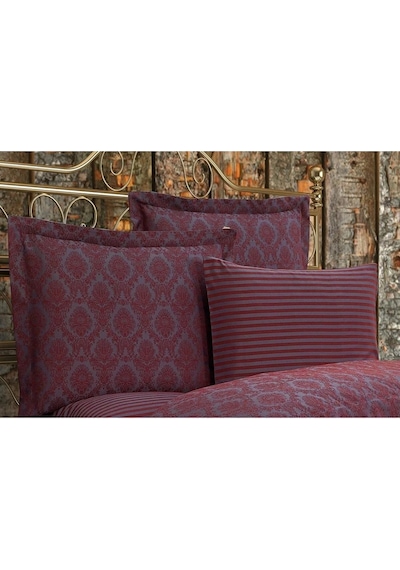 Monaco Bambu Jakar Kumaş Bordo Ikili Oksford 60x80 Cm Yastık Kılıfı-1323 Çok Renkli