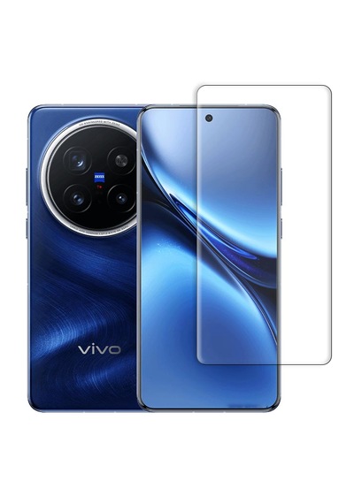 Microcase Vivo X200 Pro Curved Tam Kaplayan Kavisli Tempered Cam Ekran Koruyucu - Al3282