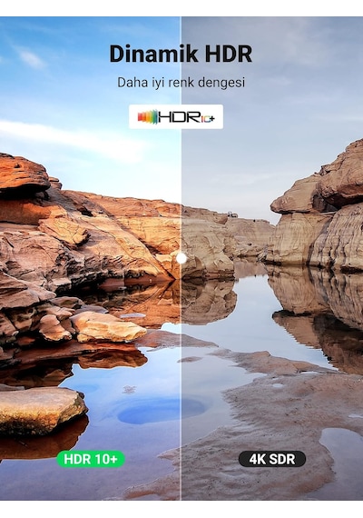 8k Hdmı 2.1 Kablo Desteği Hdr10, Earc, Ps5 İçin 3d, Xbox S, Monitör Vb 1m , Gri