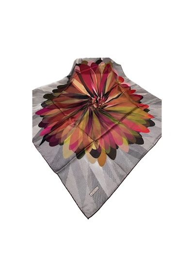 Armine Dj Saf İpek Eşarp 7936d S Nostalji Sura - 90 X 90 / Bordo 62 Bordo 62
