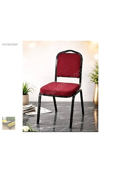 Kahve Sandalyesi 20 Adet Kırmızı