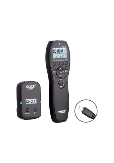 Ayex AX-5 S2 Sony için Dijital Zaman Ayarlı Kablosuz Kumanda