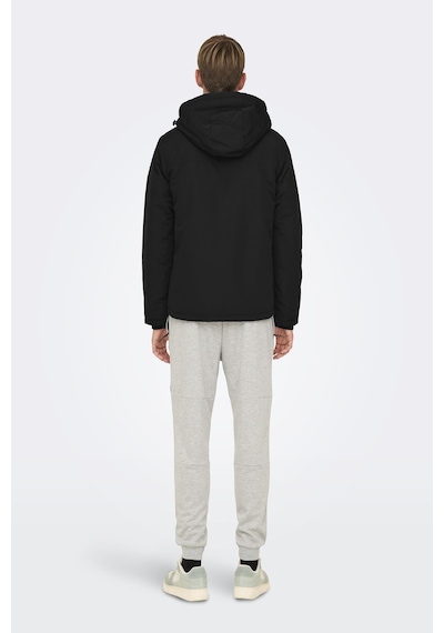 Only & Sons Onsjayden Hood Jacket Otw Vd Siyah 22025214 Siyah