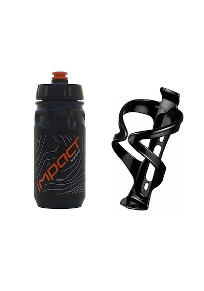 Impact Vortex Plastik Matara, Suluk + Matara Kafesi 600 Ml Kırmızı