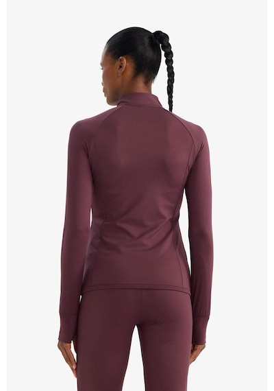 Defacto Fitted Dik Yaka Spor Kahverengi Kadın Hırka B3985ax/bn277 Kahverengi