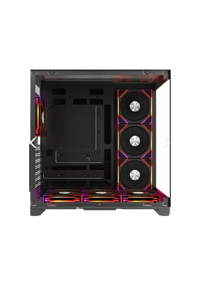 Revenge Supernova x7 ARGB Fanlı ATX Temperli Cam Panel Akvaryum Kumandalı Gaming Bilgisayar Kasası Siyah