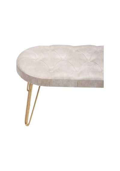 Louca Bench, Kırık Beyaz Gold Krem