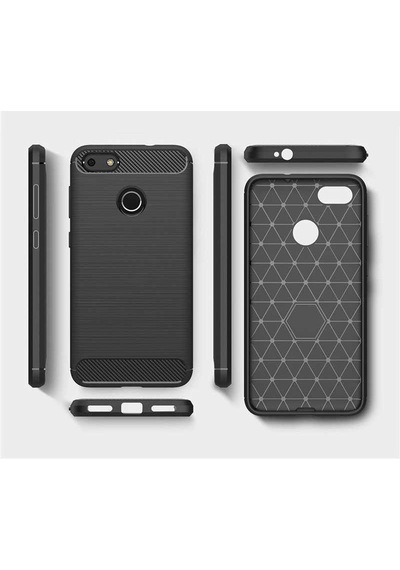 Huawei P9 Lite Mini Kılıf Zore Room Silikon Kapak Siyah
