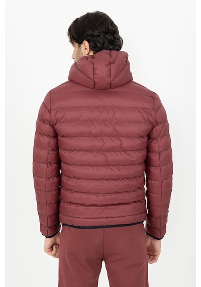 Maraton Sportswear Regular Erkek Kapşonlu Uzun Kol Basic Bordo Mont 19094-bordo Bordo