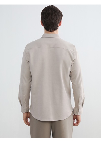 Lcw Vision Bej Slim Fit Erkek Gömlek