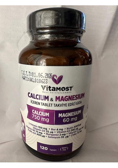 Calcıum & Magnesıum 120 Tablet 1500 Mg