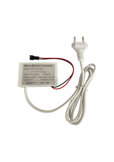 220 Volt Girişli Dokunmatik Touch Ayna Arkası Sensör 12v 1a Banyo Aynası Sensörü Mobilya Sensörü