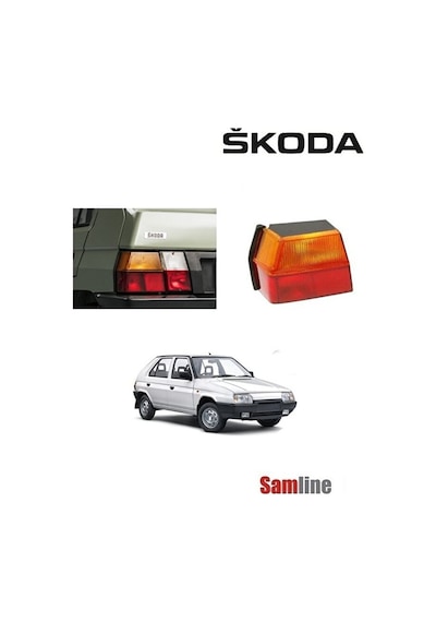 Skoda Forman -favorit Stop Lambası Sol 1989-1994 Arka Sol Stop Lambası