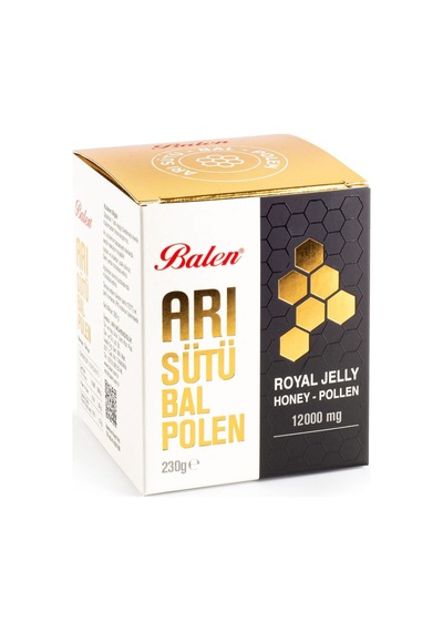 Balen Arı Sütü Bal Polen Karışım 230 G 12000 MG