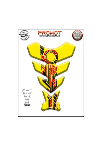 Motosıklet Kaplama Tank Pad Her Motora Uyumlu 331
