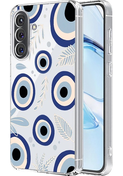 Ceptecepnet Samsung Galaxy A14 İle Uyumlu Özel Tasarım Baskılı Kamera Korumalı Şeffaf Telefon Kılıfı