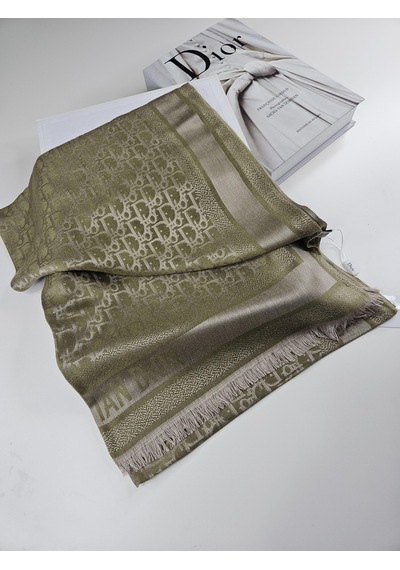 Cd Desen Kaşmir İpek Şal Silk Scarfs Hijab İthal Ürün Su Yeşili